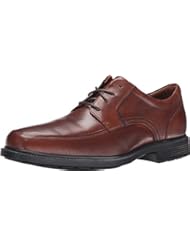 Shoes: Rockport Mens Dressports Luxe Apron Toe Ox New Brown Leather 12 W - Rockport