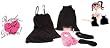 Ready, Set, Deliver! kit - nursing nightie, lip balm, slippers, sleep mask, head band