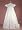 Shantung Christening Gown with Pointed Venise Lace Trim