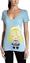 Harajuku Lovers Junior's "Snow Gwen" V-Neck T-Shirt