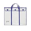 Five-Pocket Bulletin Board Storage Bag, Clear Vinyl, 38 x 25