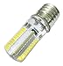 GRV E17 80-3014 SMD High Power LED Bulb Silicone Crystal Bulb Smart IC Chip Dimmable 3W AC 110V Pack of 2 (Warm White)