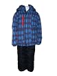 Boys Pulse Snowboard Ski Jacket Coat Set, Snowsuit, Blue or Charcoal Grid, sizes 4/5 6 7 Snow Suit