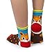 kilofly Novelty Crew Socks Value Pack [Set of 6 Pairs] - Bite My Ankles