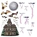 Halloween Haunted House & Night Sky Props 7in.-40in.,16/Pkg, Pkg/1