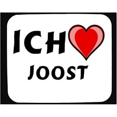 Mauspad mit Ich liebe Joost Dekoration