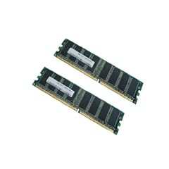 2x1GB (2GB) DDR 400MHz PC-3200 184-pin DIMM 2048MB 2x 1024MB Desktop Speicher