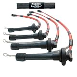 BMW 88-91 M3 (2.3L 4Cyl) Nology HotWires Ignition Spark Plug Wires (Black Color Only) by Nology