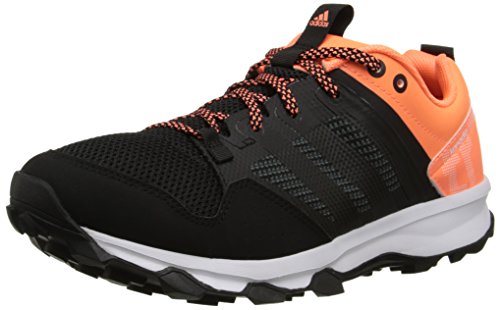 adidas Performance Women's Kanadia 7 TR W Trail Running Shoe, Core Black/Core Black/Flash Orange, 8.5 M US