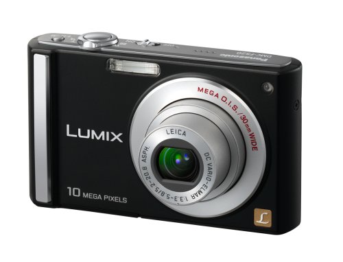 Panasonic Lumix DMC-FS20K 10MP Digital Camera with 4x Wide Angle MEGA Optical Image Stabilized Zoom (Black) image
