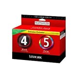 Lexmark #4 & #5 Black/Color Combo Pack