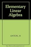 Elementary linear algebra