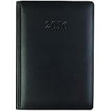 Lett's 2016 Verona Week to View, Black, 9.5" x 7" (C35VBK-16)