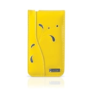 Marware Accent Leather Flip-Top Case for iPhone 3G, 3G S (Lemon Ice)