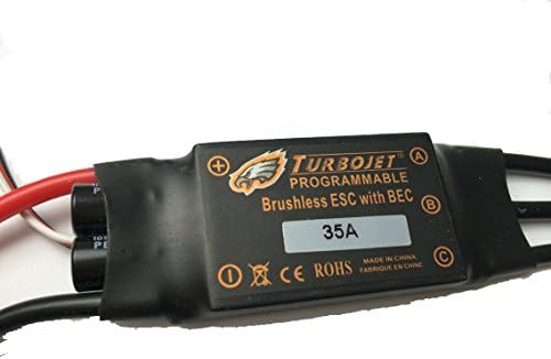 2pack Turbojet 35a ESC Electronic Speed Controller Brushless Motor Speed Controller Rc ESC for Airplane 4 Asse 6asse 8asse UAV Dji Phantom 4 Assies 6 Assies 8 Assies