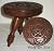 AzureGreen Small Pentagram Altar Table by Ritual Magick