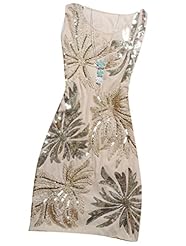 General Print Summer Sequined  Dress