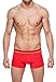 Men's 4-Pack Fashion Boxer Briefs Underwear by LUK Poppy/Marigold/Apple/Ink Large