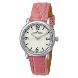 AK Anne Klein Womens 109003MPPK Round Silver-T