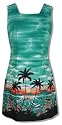 Ocean Below Short Tank Hawaiian Aloha Dress