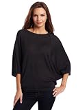 Adrienne Vittadini Womens Bat Wing Crewneck Sweater
