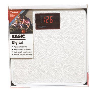 Tools: Taylor #16003014T White Digital Bath Scale