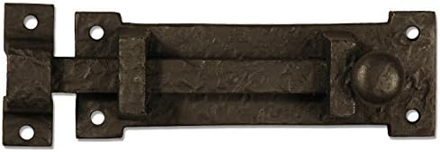 4" Surface Slide Bolt - Solid Bronze