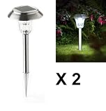 Solar Powered Garden Lights - TORINO Design - Pack of 2