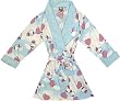 Hello Kitty - Heart Balloon in Clouds Fleece Robe for women