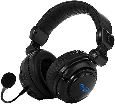 Badasheng 2.4 Ghz Optical Wireless Stereo Vibration Gaming Headset SYD-933MI For Xbox 360S , PS4/3, PC, Mac and TV compatible with XBox One With Use Of Kinect Or Adaptor Detachable Microphone