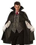 In Character Vampire Count Dracula Adult Gothic Halloween Costume