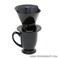 Melitta Coffee Maker - Ready Set Joe - One Cup Maker with Mug - Black