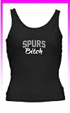 Spurs Bitch in Charge Basketball Female Tank Top