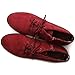 Ollio Women's Flat Shoe Classic Lace Up Zip Faux Suede Oxford