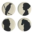 Gothic Salad Plates Set of 4