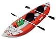Maxxon Two Man Non Self-Bailer Inflatable Kayak (Red, 12-Feet 5-Inch)