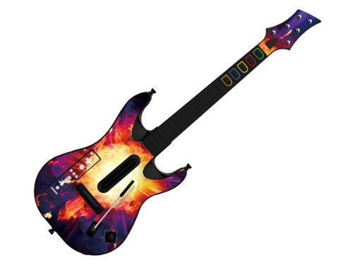 Decorative Skin fits Guitar Hero 5 for Wii (GUITAR NOT INCLUDED), Item No.GTW0996-19