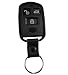KEMANI For 2001-2005 Hyundai Sonata 3 Button Transmitter Keyless Entry Key Remote case Shell (Just a Empt / Blank key shell, No Chips Inside)