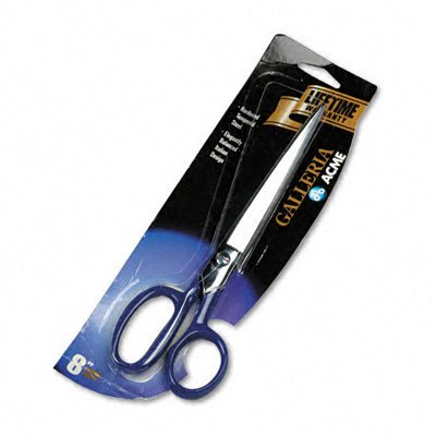 Childrens Toyshop  Toys : ~:~ ACME UNITED CORPORATION ~:~ Galleria Hot Forged Carbon Steel Shears, 8in, 4-1/4in Cut, R Hand, Blue