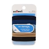 Scunci Everyday Fashion Ponytail Holders, No Damage, 18 ct.