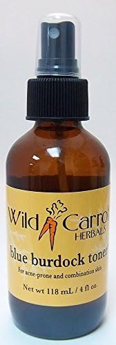 Blue Burdock Toner Wild Carrot Herbals 4 oz Liquid by Wild Carrot Herbals