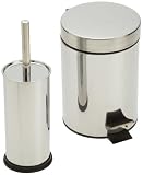 Prime Pacific Bathroom Trash Can and Toilet Brush Set