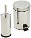 Prime Pacific Bathroom Trash Can and Toilet Brush Set