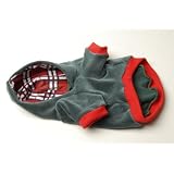 Hoodie Sweater with red plaid interior