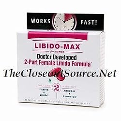 Libido-Max for Women, Doctor Developed 2-Part Female Libido Formula, 30 Fast Acting Liquid Soft Gels