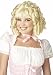 New Adult Costume Wigs Short Blonde Curly Corkscrew Wig Adult Standard