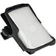 PCMICROSTORE Brand Rim BlackBerry 8800 8830 PDA Smart Phone Black Neoprene Protective Case Cover with Removable Belt Clip