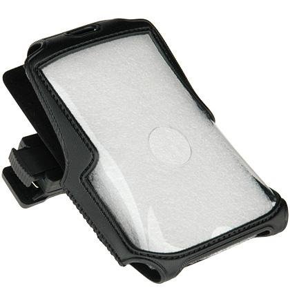 PCMICROSTORE Brand Rim BlackBerry 8800 8830 PDA Smart Phone Black Neoprene Protective Case Cover with Removable Belt Clip