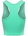 FPT Womens Basic Sleeveless Racerback Crop Tank Top