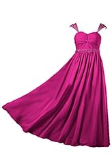 Chiffon Beaded Empire   Waistline Evening Dress/Prom Dress 